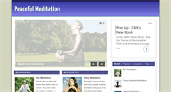 Desktop Screenshot of meditationtips.info