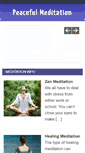 Mobile Screenshot of meditationtips.info